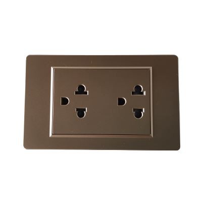 15A 118 Kalite Ameriken Socket Standard Gold Sis-two Socket 110-250V